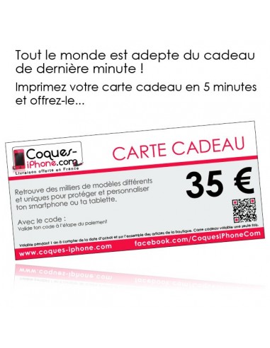 Carte Cadeau de 35