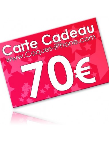 Carte Cadeau de 70