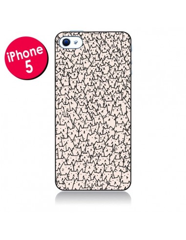 Coque A lot of cats chat pour iPhone 5 - Santiago Taberna