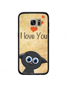 Coque Cute Cat pour Samsung Galaxy S7 Edge - Nico