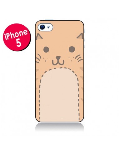 Coque Big Cat chat pour iPhone 5 - Santiago Taberna