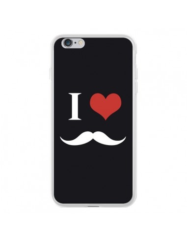 Coque iPhone 6 Plus et 6S Plus I Love Moustache - Nico