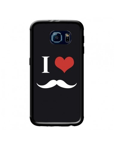Coque I Love Moustache pour Samsung Galaxy S6 - Nico