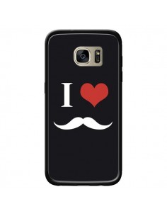 Coque I Love Moustache pour Samsung Galaxy S7 Edge - Nico