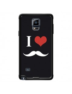 Coque I Love Moustache pour Samsung Galaxy Note 4 - Nico