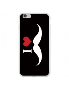 Coque iPhone 6 Plus et 6S Plus I Love Moustache Big - Nico