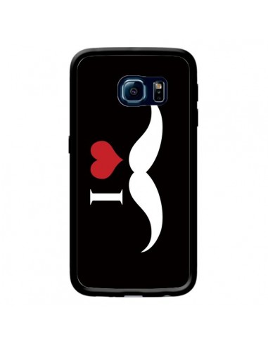 Coque I Love Moustache Big pour Samsung Galaxy S6 Edge - Nico