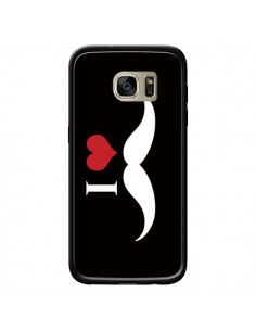 Coque I Love Moustache Big pour Samsung Galaxy S7 Edge -...