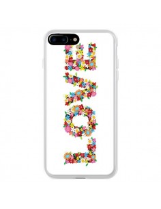 Coque iPhone 7 Plus et 8 Plus Love Fleurs - Nico