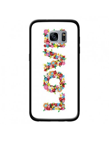 Coque Love Fleurs pour Samsung Galaxy S7 - Nico