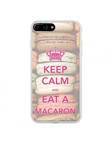 Coque iPhone 7 Plus et 8 Plus Keep Calm and Eat A Macaron - Nico