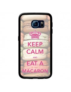 Coque Keep Calm and Eat A Macaron pour Samsung Galaxy S6...