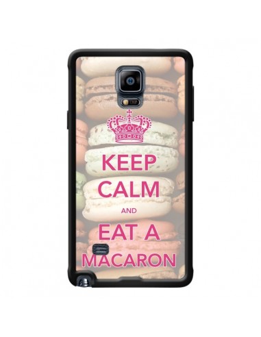 Coque Keep Calm and Eat A Macaron pour Samsung Galaxy Note 4 - Nico