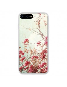 Coque iPhone 7 Plus et 8 Plus Fleur Vintage Rose - Nico