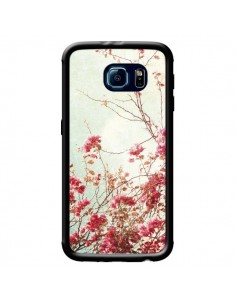 Coque Fleur Vintage Rose pour Samsung Galaxy S6 - Nico