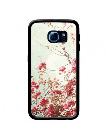 Coque Fleur Vintage Rose pour Samsung Galaxy S6 Edge - Nico