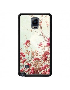 Coque Fleur Vintage Rose pour Samsung Galaxy Note 4 - Nico