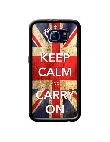 Coque Keep Calm and Carry On pour Samsung Galaxy S6 - Nico