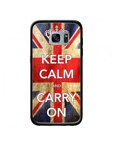 Coque Keep Calm and Carry On pour Samsung Galaxy S7 - Nico