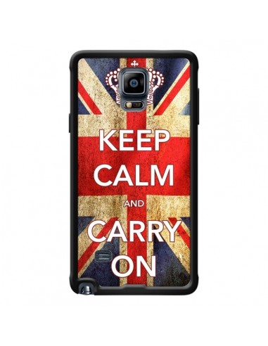 Coque Keep Calm and Carry On pour Samsung Galaxy Note 4 - Nico