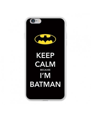 Coque iPhone 6 Plus et 6S Plus Keep Calm because I'm Batman - Nico