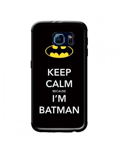 Coque Keep Calm because I'm Batman pour Samsung Galaxy S6 - Nico