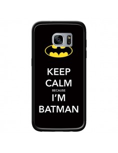 Coque Keep Calm because I'm Batman pour Samsung Galaxy S7...