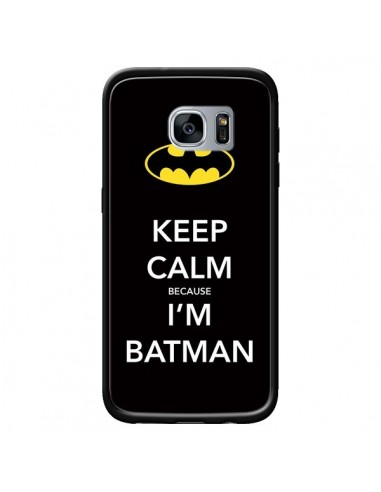 Coque Keep Calm because I'm Batman pour Samsung Galaxy S7 - Nico