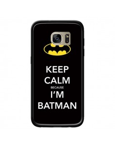 Coque Keep Calm because I'm Batman pour Samsung Galaxy S7...