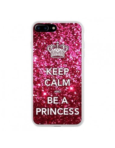 Coque iPhone 7 Plus et 8 Plus Keep Calm and Be A Princess - Nico