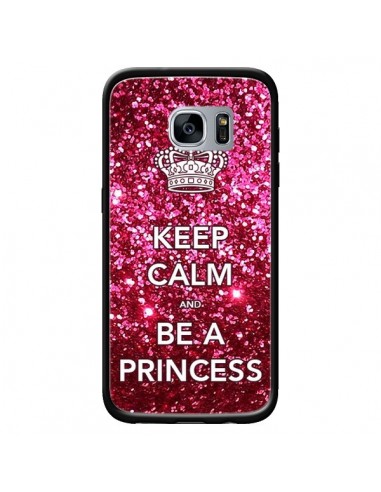 Coque Keep Calm and Be A Princess pour Samsung Galaxy S7 - Nico