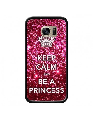 Coque Keep Calm and Be A Princess pour Samsung Galaxy S7 Edge - Nico