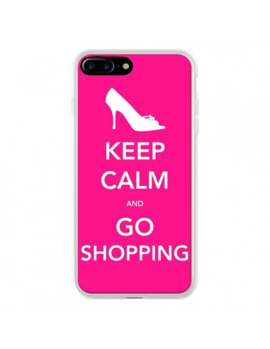 Coque iPhone 7 Plus et 8 Plus Keep Calm and Go Shopping - Nico