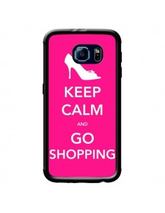 Coque Keep Calm and Go Shopping pour Samsung Galaxy S6 -...