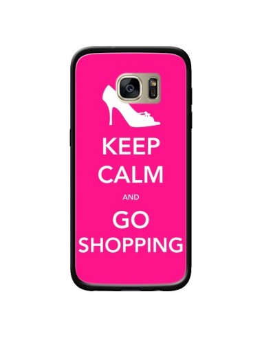 Coque Keep Calm and Go Shopping pour Samsung Galaxy S7 Edge - Nico