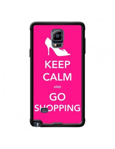 Coque Keep Calm and Go Shopping pour Samsung Galaxy Note 4 - Nico