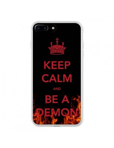 Coque iPhone 7 Plus et 8 Plus Keep Calm and Be A Demon - Nico
