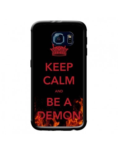 Coque Keep Calm and Be A Demon pour Samsung Galaxy S6 - Nico