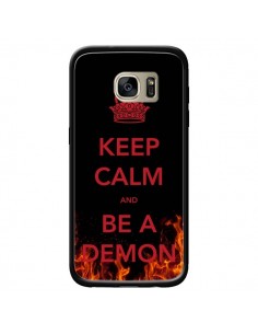 Coque Keep Calm and Be A Demon pour Samsung Galaxy S7...