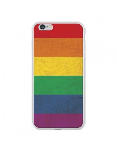 Coque iPhone 6 Plus et 6S Plus Drapeau Arc En Ciel Gay - Nico