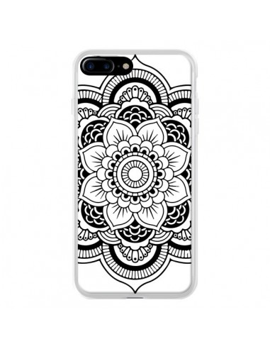 Coque iPhone 7 Plus et 8 Plus Mandala Noir Azteque - Nico