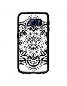 Coque Mandala Noir Azteque pour Samsung Galaxy S6 Edge -...