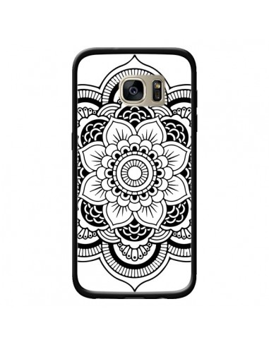 Coque Mandala Noir Azteque pour Samsung Galaxy S7 Edge - Nico