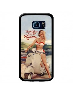 Coque Pin Up With Love From the Riviera Vespa Vintage...
