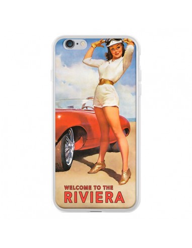 Coque iPhone 6 Plus et 6S Plus Welcome to the Riviera Vintage Pin Up - Nico