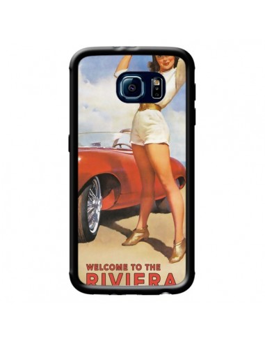 Coque Welcome to the Riviera Vintage Pin Up pour Samsung Galaxy S6 - Nico
