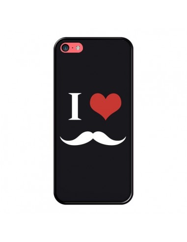 Coque iPhone 5C I Love Moustache - Nico