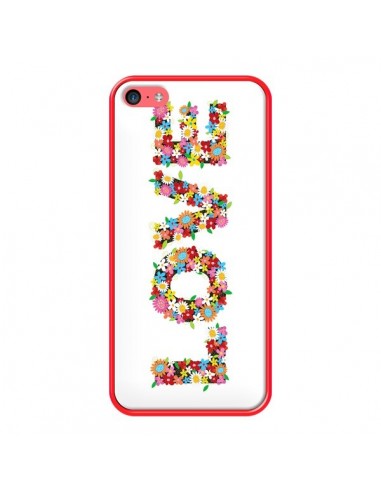 Coque iPhone 5C Love Fleurs - Nico