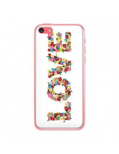 Coque iPhone 5C Love Fleurs - Nico