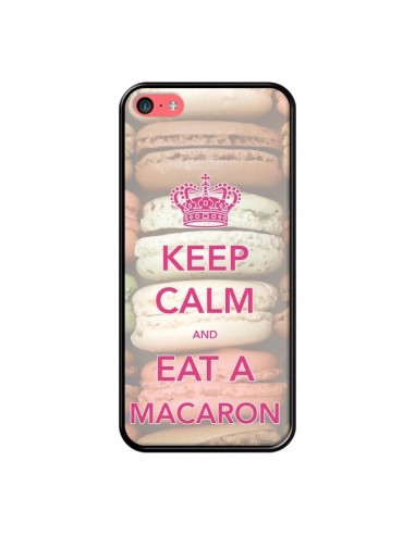 Coque iPhone 5C Keep Calm and Eat A Macaron - Nico